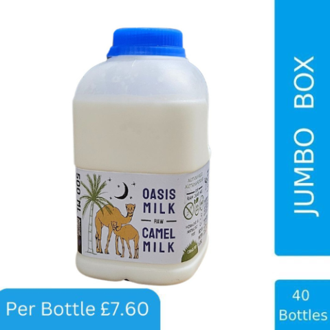 Raw Frozen Milk - JUMBO (40 Bottles)