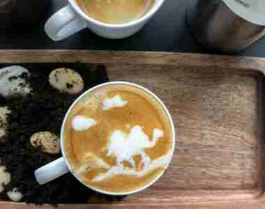 Caffè Macchiato with camel milk
